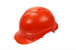 Каска будівельна помаранчева посилена