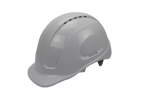 Каска будівельна біла посилена