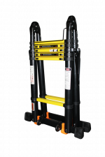 Драбина універсальна телескопічна GTM KME3042B 2x5 алюмінієва, 4200 мм – зручність і міцність для висоти - Зображення 4