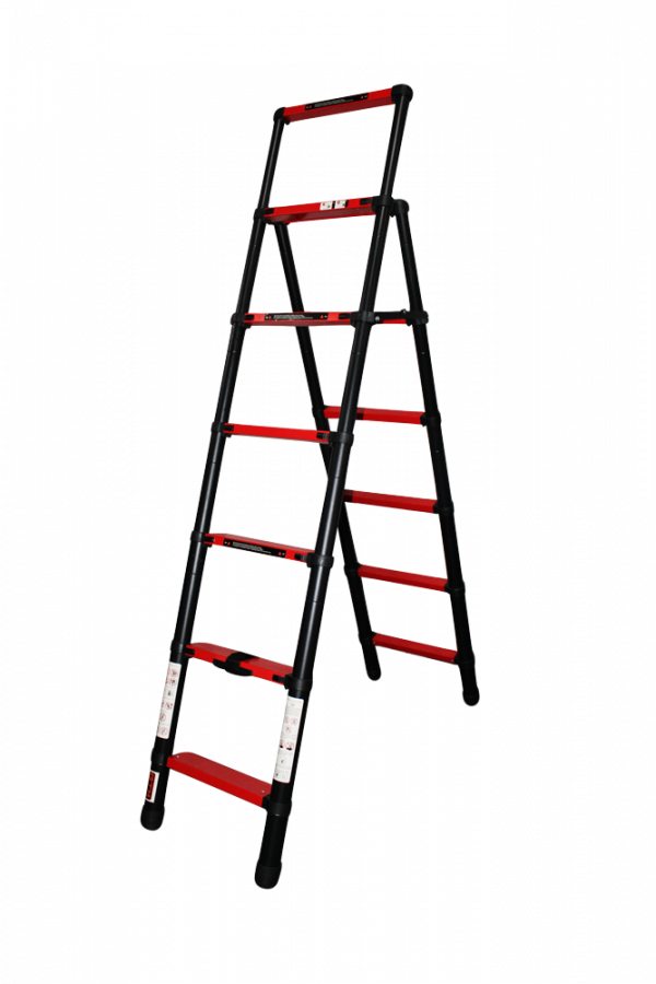 Стремянка телескопічна 6сх. верх.сх. 2м