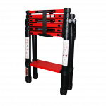 Телескопічна стрем'янка GTM KME5067B алюмінієва, 6 сходинок 2000 мм – зручність і безпека у висотних роботах - Зображення 3