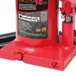 Домкрат гідравлічний 10т GTM Т91004 – пляшковий одноштоковий для високих навантажень - Зображення 3