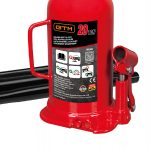 Домкрат гідравлічний GTM Т92004 – 20т, пляшковий, одноштоковий для надійного підйому - Зображення 3