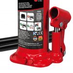 Домкрат гідравлічний 5т GTM Т90504S пляшковий одноштоковий в кейсі – для надійного підйому вантажів - Зображення 3