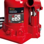 Домкрат гідравлічний пляшковий 4т GTM TF0402 двоштоковий – максимальна потужність для підйому авто - Зображення 3