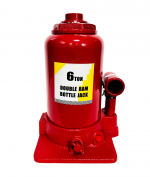 Домкрат гідравлічний пляшковий 6т GTM TF0602 двоштоковий – потужність для підйому важких вантажів - Зображення 5