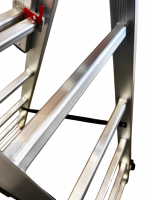 Драбина алюмінієва трисекційна GTM KME309 3x9 сходинок – надійність і комфорт на висоті - Зображення 8