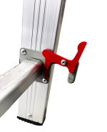 Драбина алюмінієва трисекційна GTM KME311 3x11 сходинок 2.99-7.31м – зручність та безпека для високих робіт - Зображення 6