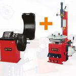 Набір для шиномонтажу: Верстати GTM TRE-500 балансувальний та GTM TRE-200 шиномонтажний