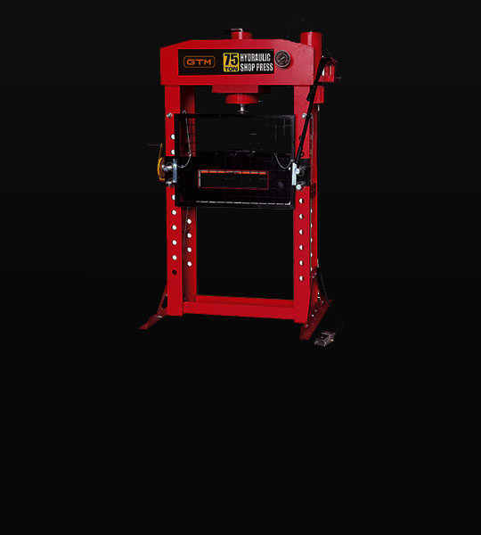 Купити Прес пневмогідравлічний 75т GTM TY75021 з манометром – ефективність та точність в роботі