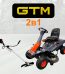 Набір для господарства: Садовий акумуляторний Райдер GTM BRM96 + Тример акумуляторний GTM BC36/340BL