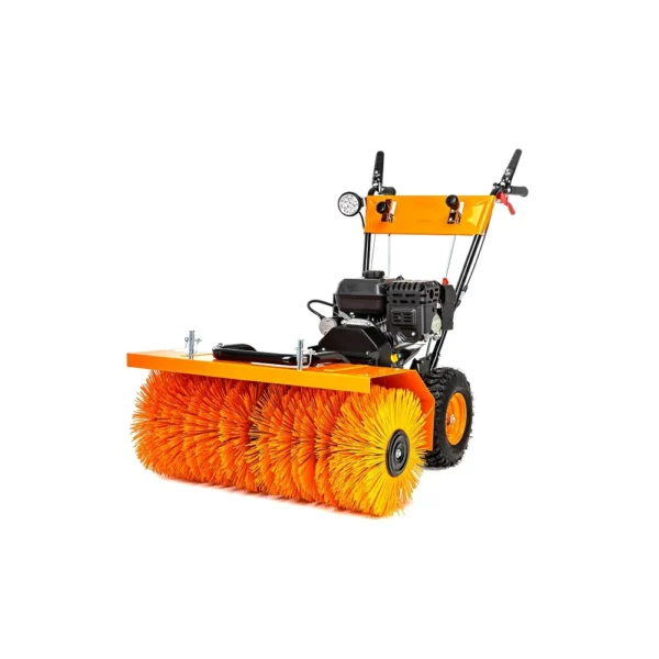 Бензинова Підмітальна Машина GTM SW800E. 6 к.с. Ширина Щітки 800 мм. 5+2 Швидкості. Електростарт для Ефективного Прибирання