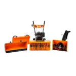 Бензинова Підмітальна Машина GTM SW800E. 6 к.с. Ширина Щітки 800 мм. 5+2 Швидкості. Електростарт для Ефективного Прибирання