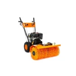 Бензинова Підмітальна Машина GTM SW800E. 6 к.с. Ширина Щітки 800 мм. 5+2 Швидкості. Електростарт для Ефективного Прибирання