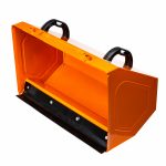 Контейнер для Підмітальної Машини GTM SW600 600мм з Колесами та Захистом від Висипання