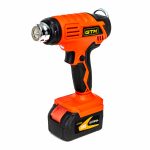 Акумуляторна Термоповітродувка Фен GTM HGC18/550 18В з Регулюванням Температури 350/550°C та Потоком 160/200 л/хв