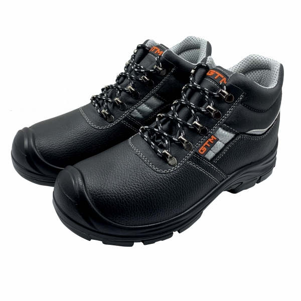 Черевики робочі GTM SM-070 з металевим носком з сірими вставками р.40