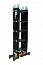 Посилена Драбина-Трансформер GTM KMP405A 4x5 1.45-5.75м з Авіаційного Алюмінію та Протиковзкими Ніжками - Зображення 2