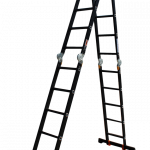 Посилена Драбина-Трансформер GTM KMP405A 4x5 1.45-5.75м з Авіаційного Алюмінію та Протиковзкими Ніжками