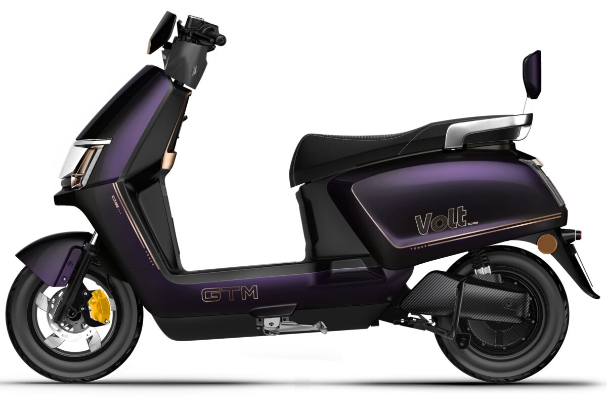 Акумуляторний Скутер GTM Volt 1500Вт 72V швидкість 50 км/год запас ходу 60 км