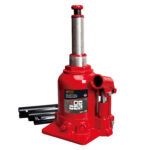 Домкрат гідравлічний бутилковий 4т GTM TF0402 150-370мм двохштоковий