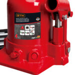 Домкрат гідравлічний бутилковий 4т GTM TF0402 150-370мм двохштоковий