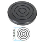 Домкрат підкатний GTM T83502 3.5т 145-500мм педаль підіймання - Зображення 4