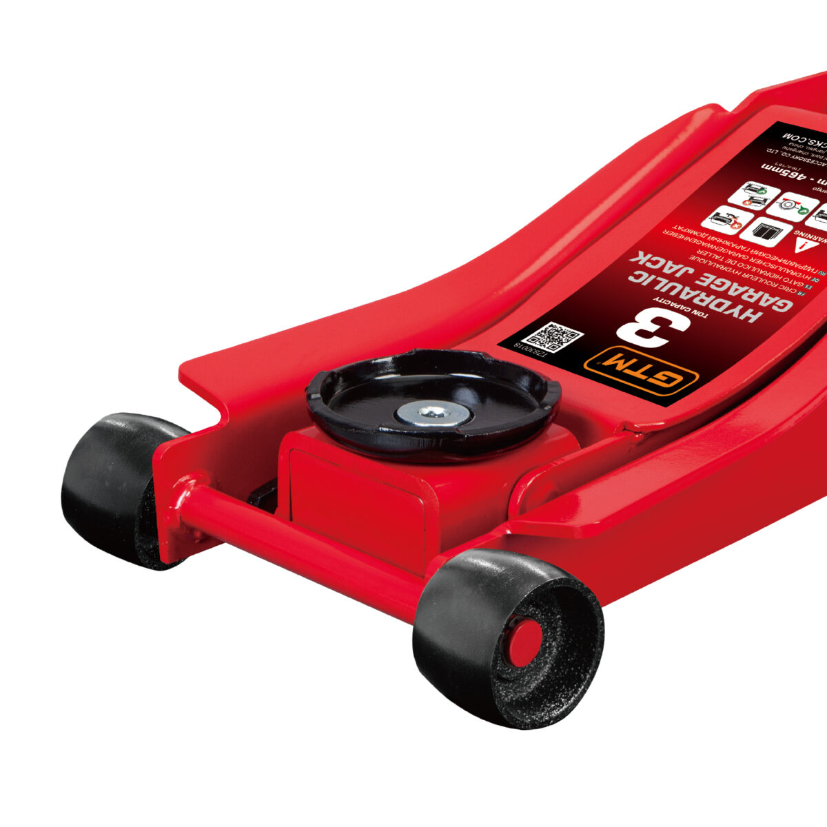 Домкрат підкатний низькопрофільний GTM TZ830018 3т 85-455мм