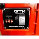 Верстат свердлильний з електромагнітним тримачем GTM SCY-45RAIL 1700Вт 100-830 об/хв. у кейсі для рейок