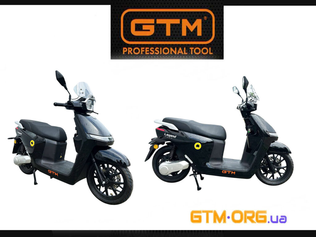 Акумуляторний скутер GTM Legend 2500Вт 72V швидкість 65км/год запас ходу 85км