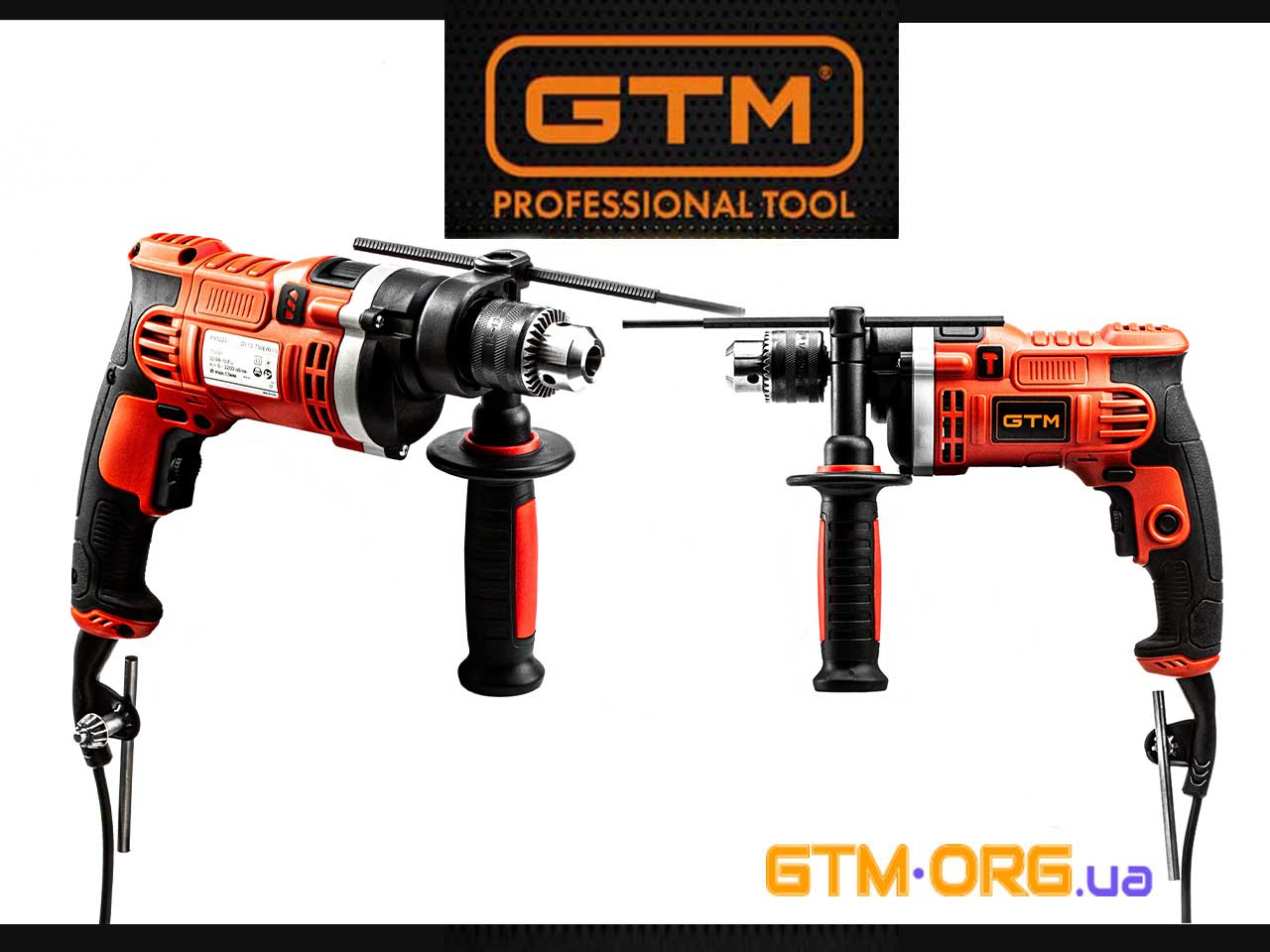 Ударний Дриль GTM DI 13/750ER(M) 750 Вт – Потужний Інструмент для Свердління 13/18/32 мм