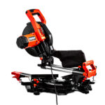 Пила торцювальна GTM HM1032 2000Вт 255*30мм 2шв.-3200/4500об/хв з протяжним механізмом і лазером