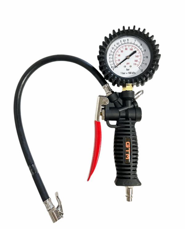 Пістолет для підкачки коліс GTM TIG-2 вантажних автомобілів з манометром