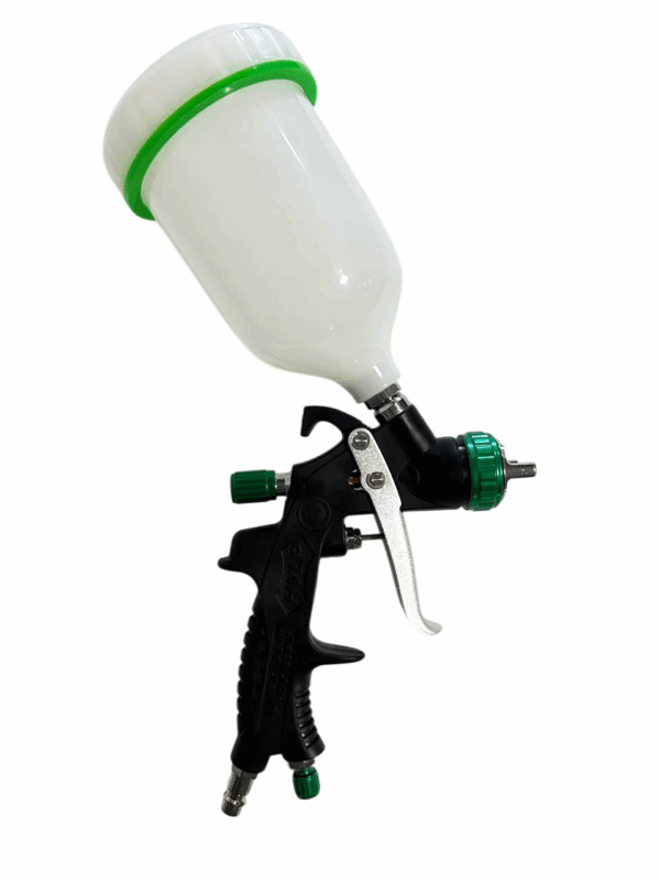 Фарборозпилювач GTM SG602HVLP 1.7мм-сопло в/б-0.6л пласт. 2-3 бар 170-283л/хв