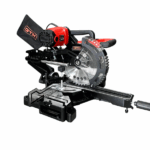 Пила торцювальна GTM HM1046 1800Вт 255*30мм 5000об/хв з протяжним механізмом і вказівником лінії розрізу