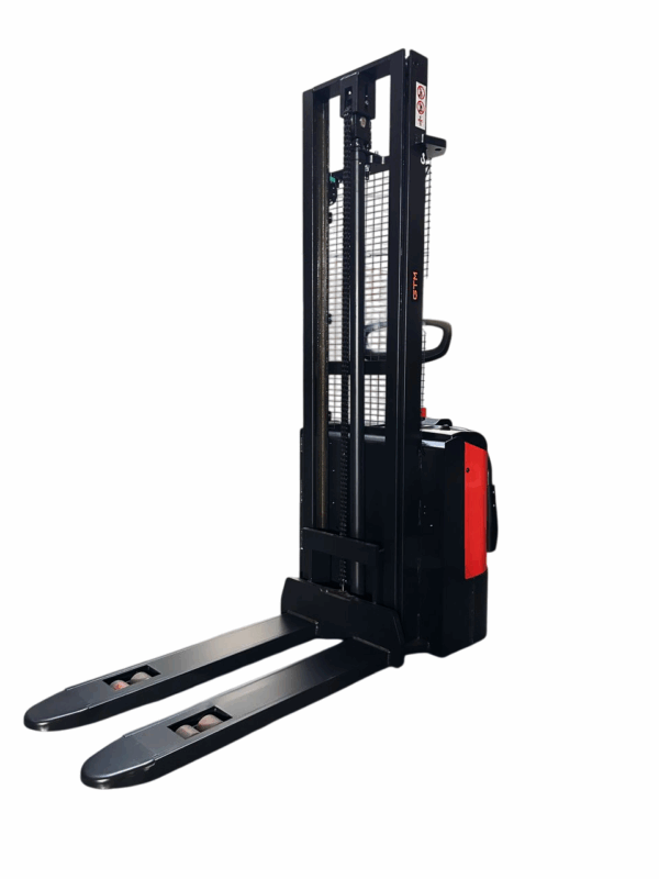 Штабелер електричний самохідний GTM PSE15-C 3600 1.5т/3.6м 2*12В/106Ah з площ. оператора довж. вил-1150мм