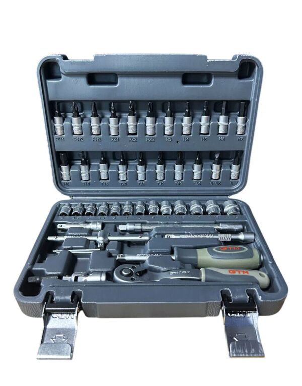 Набір інструменту GTM GTS-108 108 одиниць 1/2-1/4" 4-32мм пластиовий кейс