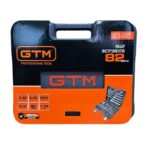 Набір інструменту на 82 одиниці GTM GTS-082 1/2-1/4" 4-32мм пластиковий кейс