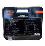 Набір інструменту на 94 одиниць GTM GTS-094 1/2-1/4" 4-32мм пластиковий кейс