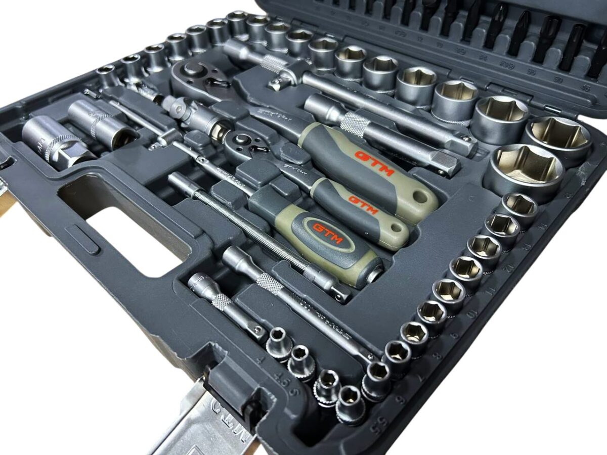 Набір інструменту на 94 одиниць GTM GTS-094 1/2-1/4" 4-32мм пластиковий кейс