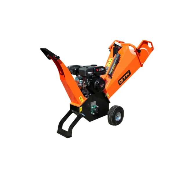 Бензиновий подрібнювач GTM GS6501 6.5к.с. діаметр гілок до 10см барабан з 2 ножами