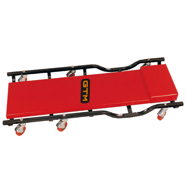 Лежак автослюсаря підкатний з відкидним підголовником GTM TRH6455