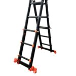 Драбина-телескоп розкладна із анодованого алюмінію драбина-трансформер GTM KMP403D 0.87-2.9м