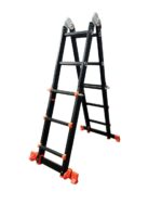 Драбина-телескоп розкладна із анодованого алюмінію драбина-трансформер GTM KMP403D 0.87-2.9м