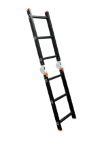 Драбина-телескоп розкладна із анодованого алюмінію драбина-трансформер GTM KMP403D 0.87-2.9м