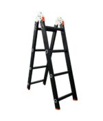 Драбина-телескоп розкладна із анодованого алюмінію GTM KMP404D 1.14-4.0м