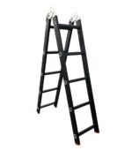 Драбина-телескоп розкладна із анодованого алюмінію GTM KMP405D 1.4-5.15м