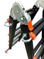 Драбина-телескоп розкладна із анодованого алюмінію GTM KMP405D 1.4-5.15м - Зображення 6