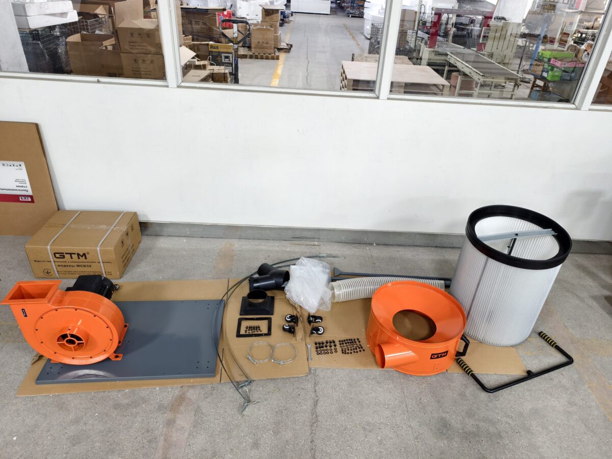 Стружковідсос GTM DC2500 230В/1500Вт продуктивність 2500м3/год