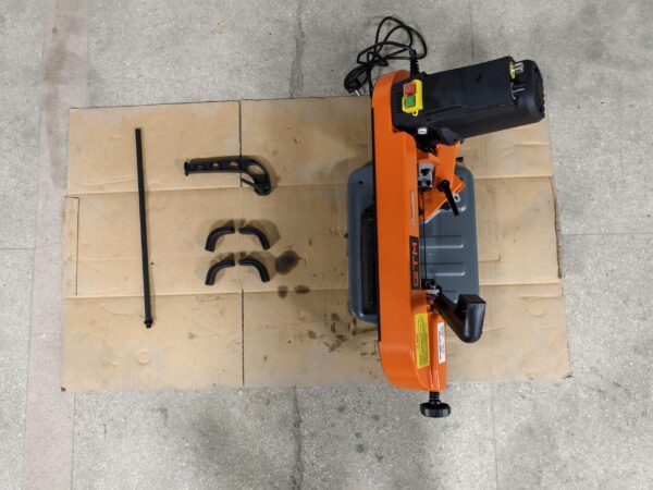 Стрічкопильний верстат GTM GFW 4013 230В 400Вт максимальний різ 90/45 градус d125/80 мм швидкість полотна 38-80 м/хв